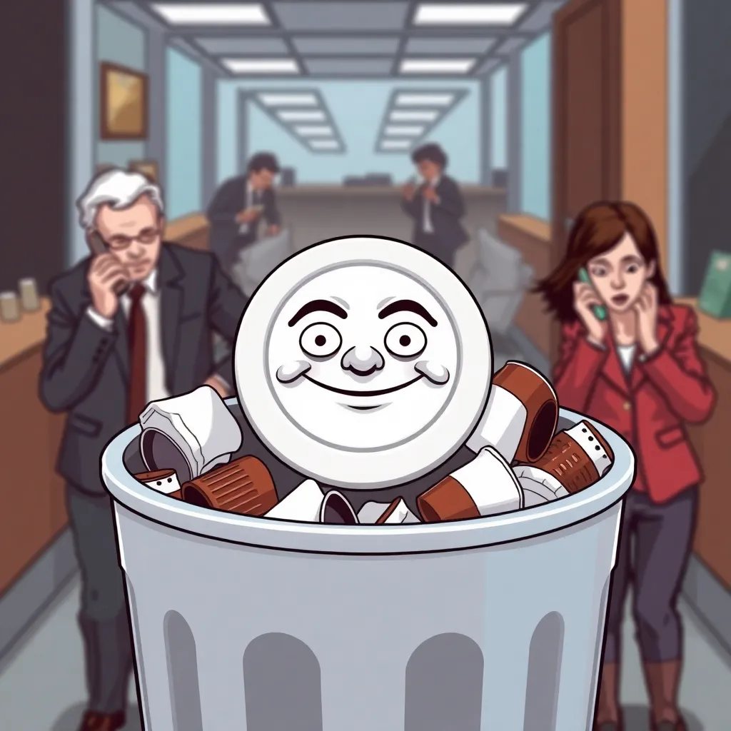 I Am Your Discarded Coffee Cup Lid and I Know All Your Secrets