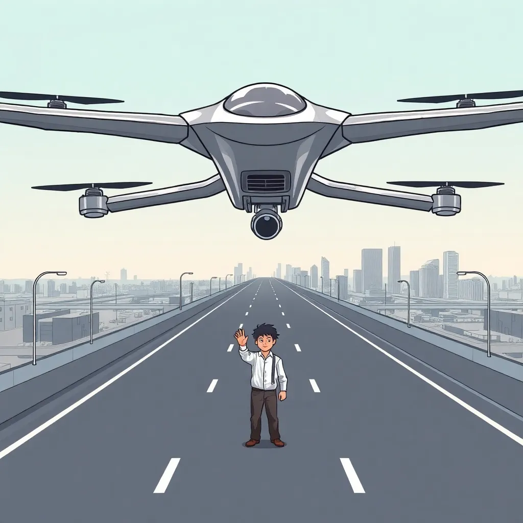 Billionaire Unveils Plan to End Traffic with Personal 300-Foot Drone