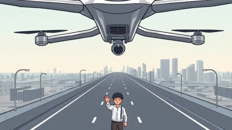 Billionaire Unveils Plan to End Traffic with Personal 300-Foot Drone