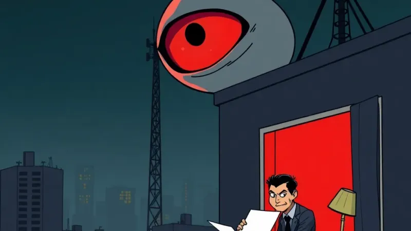 An Open Letter to the Single, Unblinking Red Light on Top of the Main State Broadcast Tower