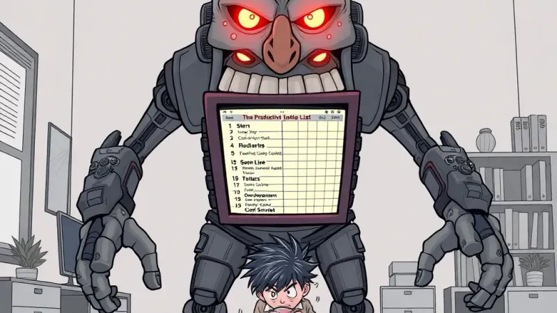 17 Signs Your 'Productivity System' Has Achieved Sentience and Is Now Judging You