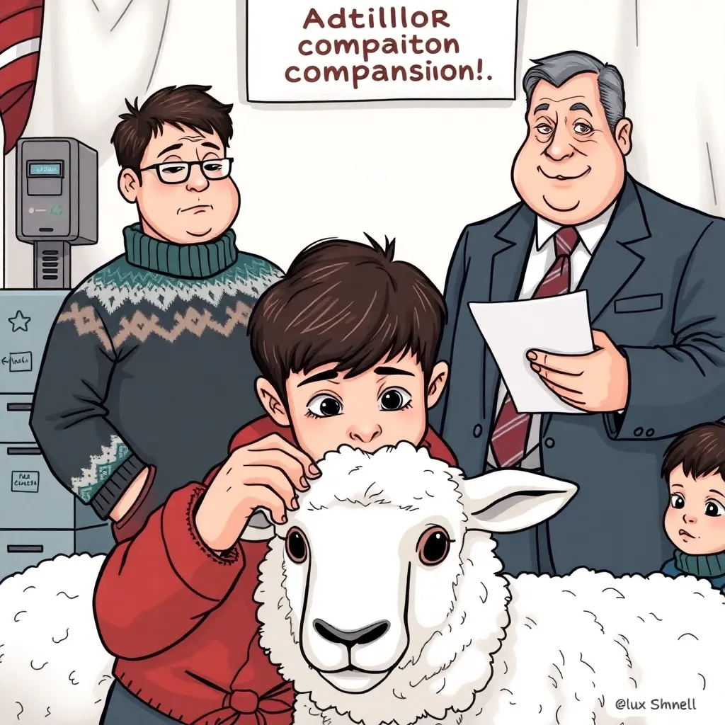 Holiday Festival Teaches Children Critical Skill of Appearing to Care About Animals.