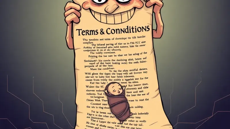 I Am the Terms & Conditions Agreement and I Own Your Firstborn (Figuratively. Mostly.)