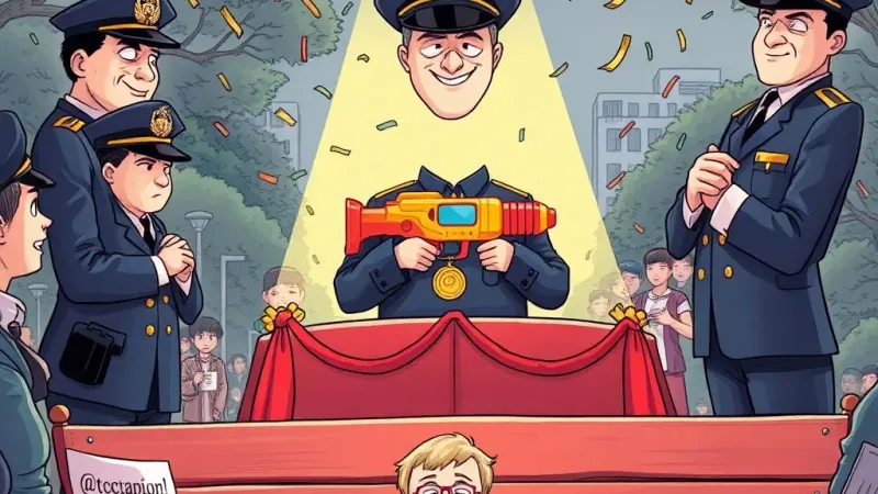 Police Celebrate Toy Gun Confiscation Victory