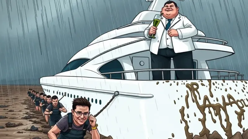 Charity Runners Brave Hypothermia to Offset Hospital Ceo's Third Yacht Payment
