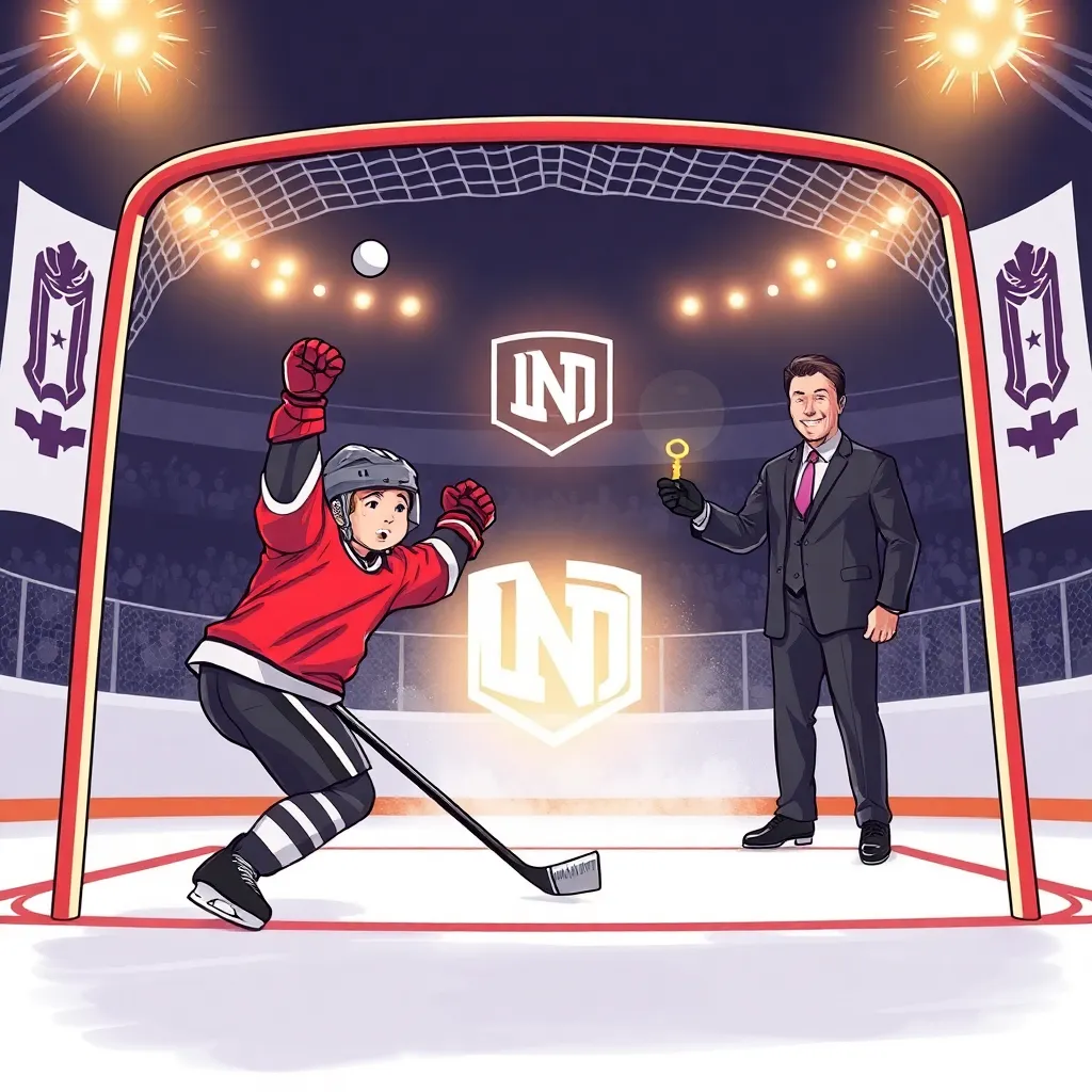 Leafs Prospect Secured UND Transfer by Scoring on Own Net