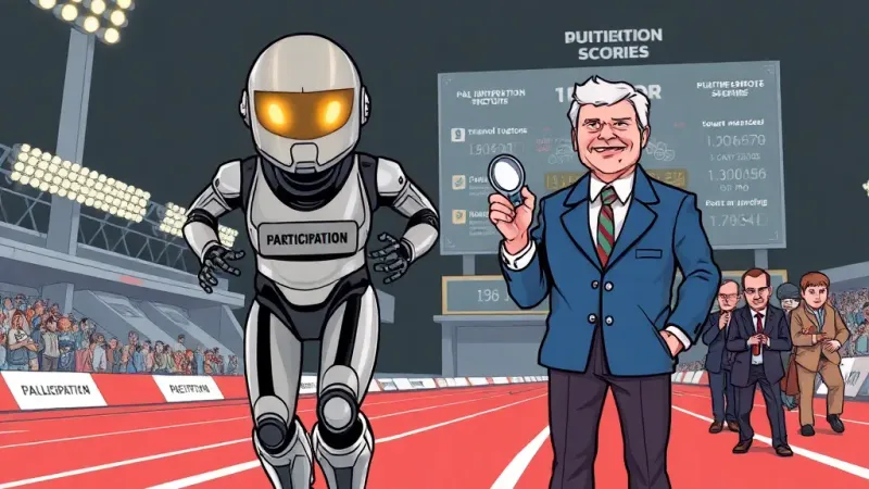 Robot Runner "Win": Still a Human Victory!