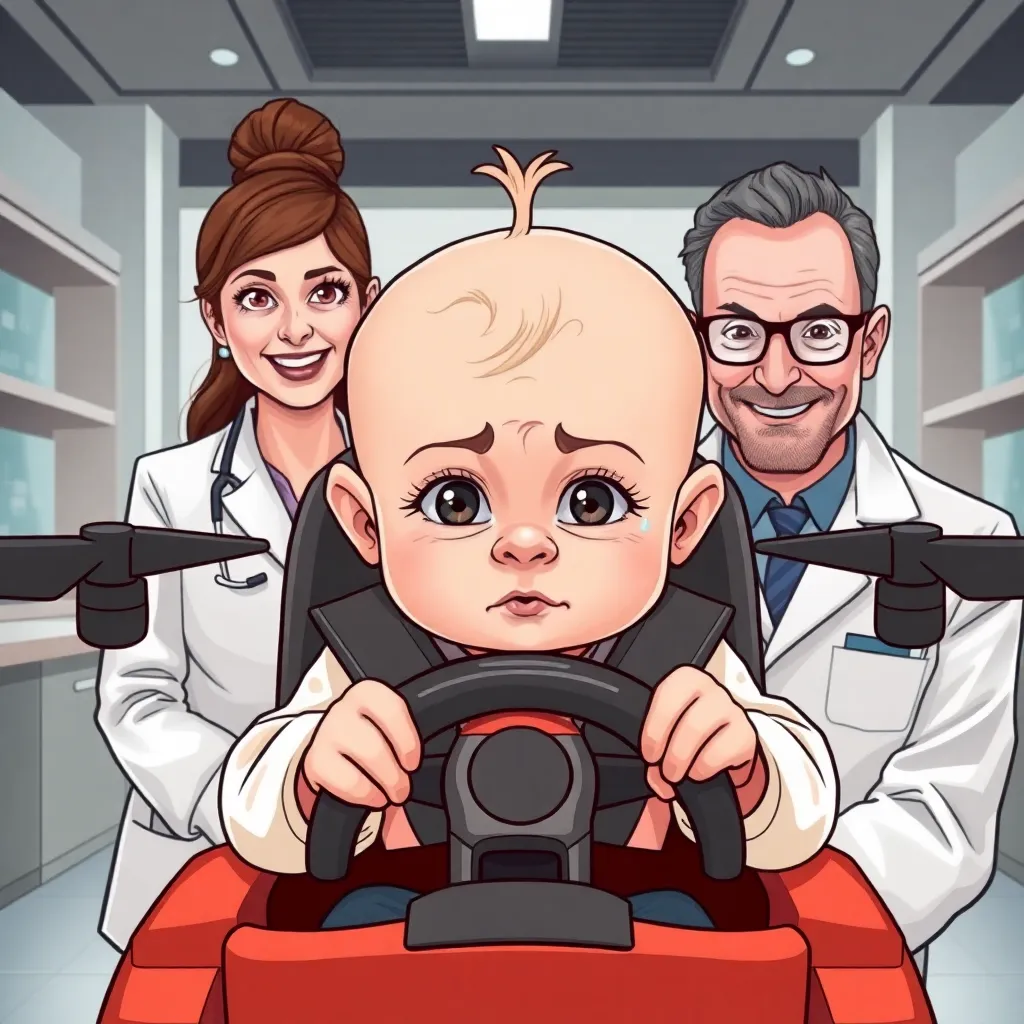 New Toddler Driving Simulator Prepares 1-Year-Olds for Gig Economy Reality