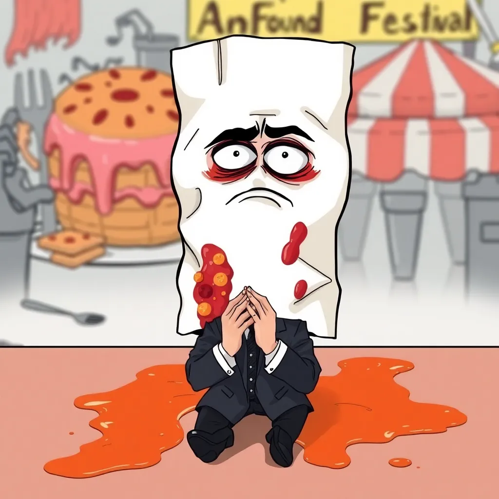 An Open Letter to the Overworked, Underappreciated Paper Napkin of Troy's Annual Food Festival