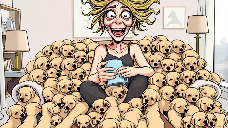 Too Many Puppies? 7 Hilarious Warning Signs
