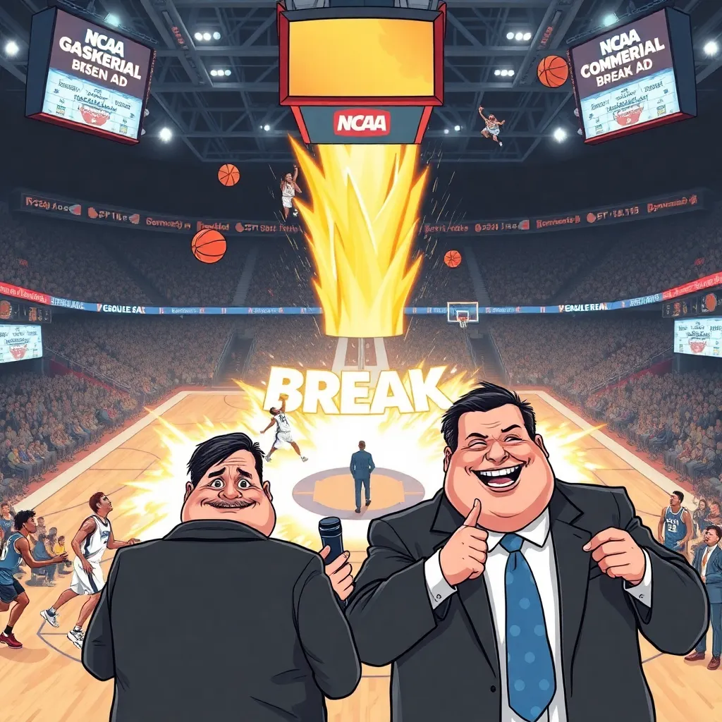 Historic NCAA Finish Interrupted to Maximize Essential Ad Impressions