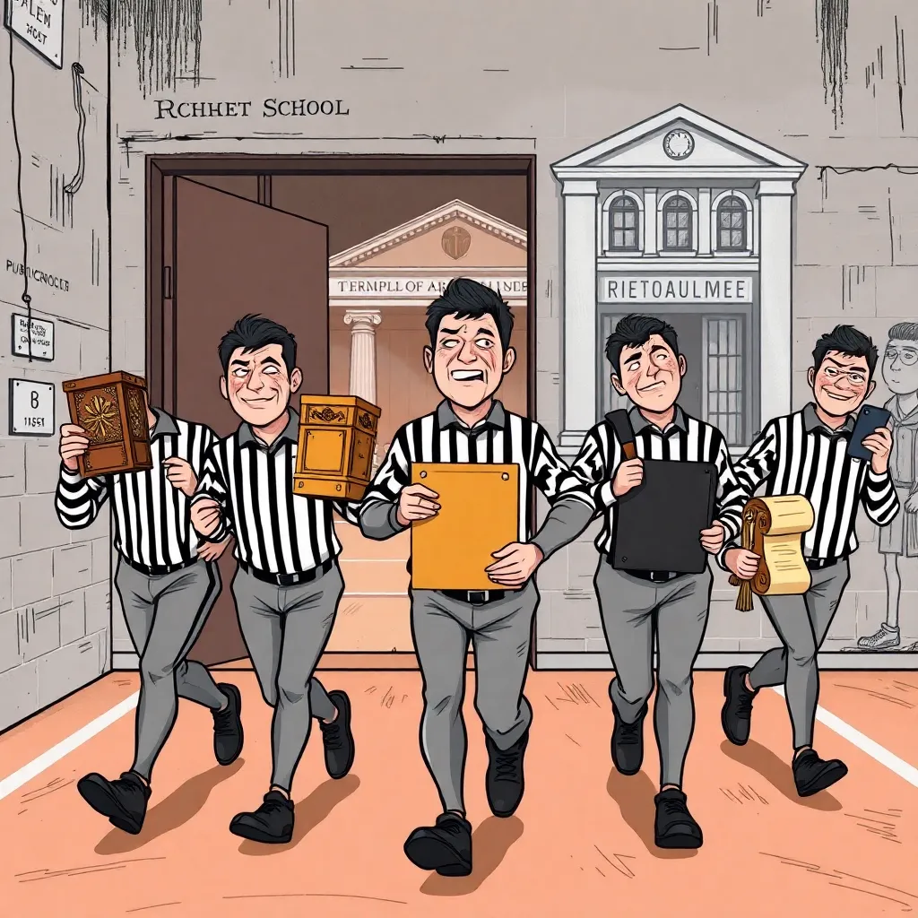 High School Refs Departing for 'More Artisanal Forms of Public Humiliation'