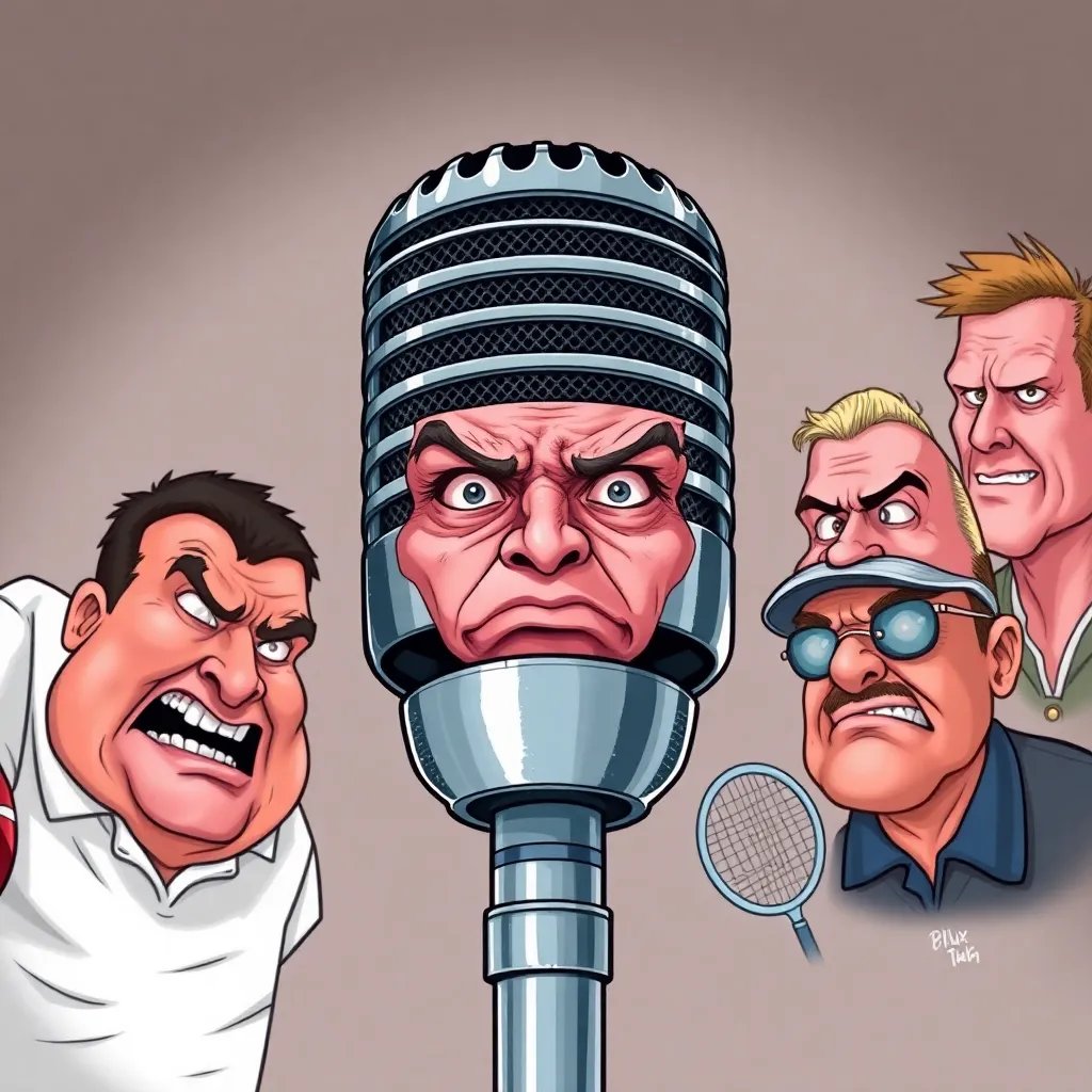I Am the Post-Game Interview Microphone, and My Ear Drums Are Bleeding.