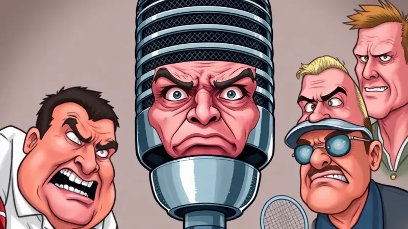 I Am the Post-Game Interview Microphone, and My Ear Drums Are Bleeding.