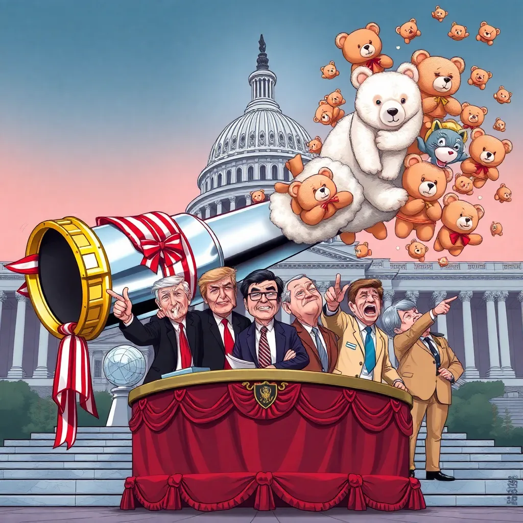 US Capital Deploys 1,000 Teddy Bears, Citing 'Unprecedented Soft Power'