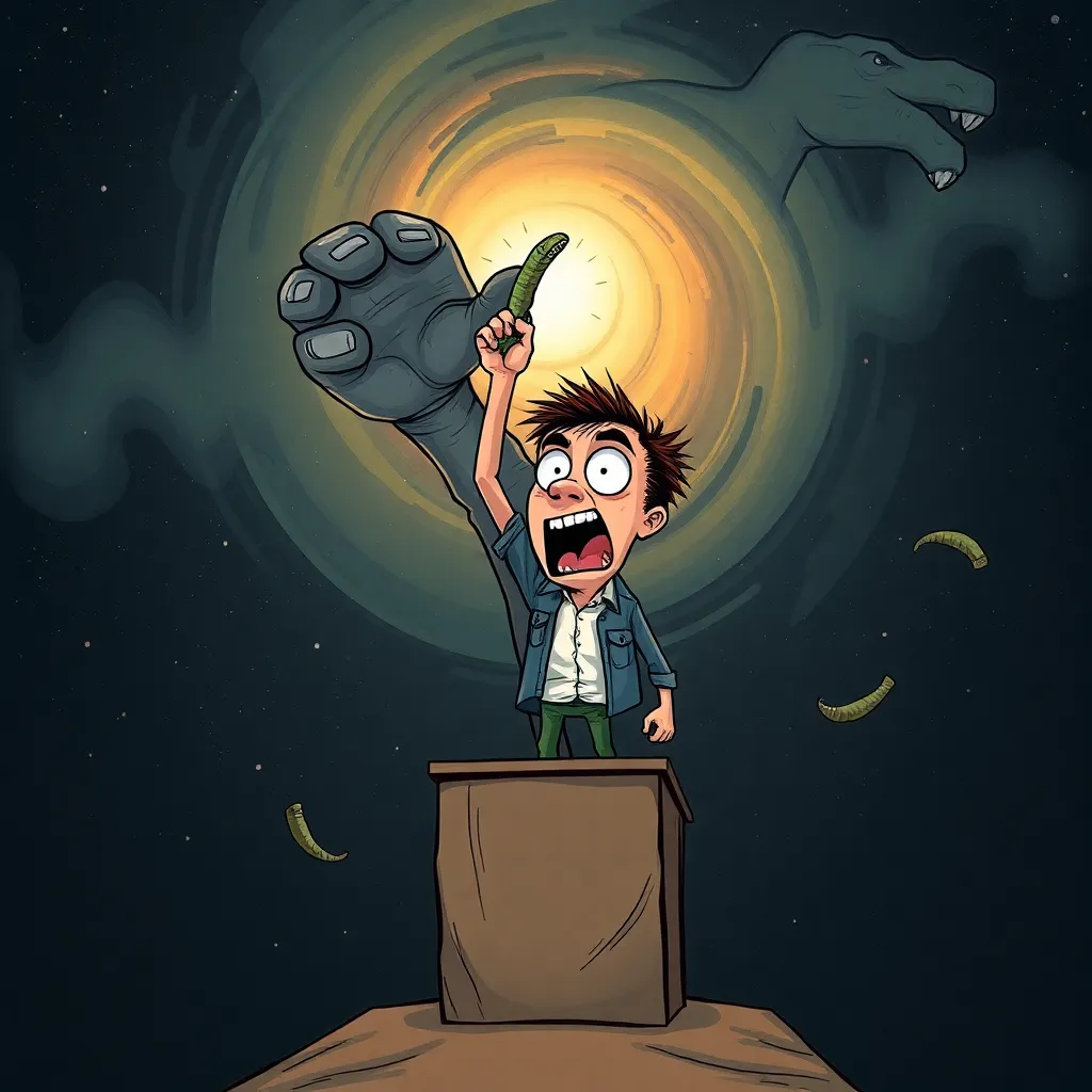 An Open Letter to the Inexorable Force of Gravity, Specifically as It Pertains to Tiny Plastic Dinosaur Limbs