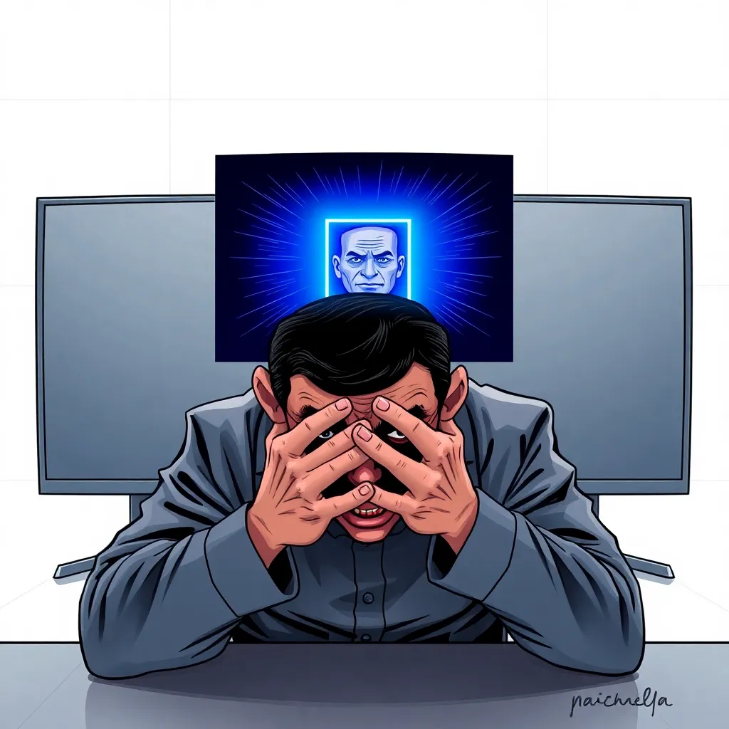 An Open Letter to the Unsung Pixel Responsible for Openai's Revenue Share Display on Satya Nadella's Monitor