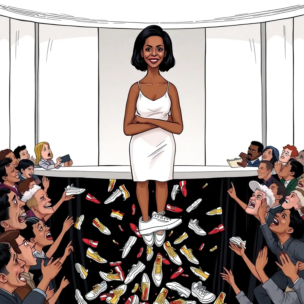 Michelle Obama Wears New Shoes, Global Sneaker Market in Freefall