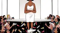 Michelle Obama Wears New Shoes, Global Sneaker Market in Freefall