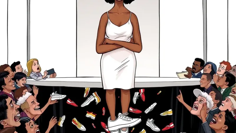 Michelle Obama Wears New Shoes, Global Sneaker Market in Freefall
