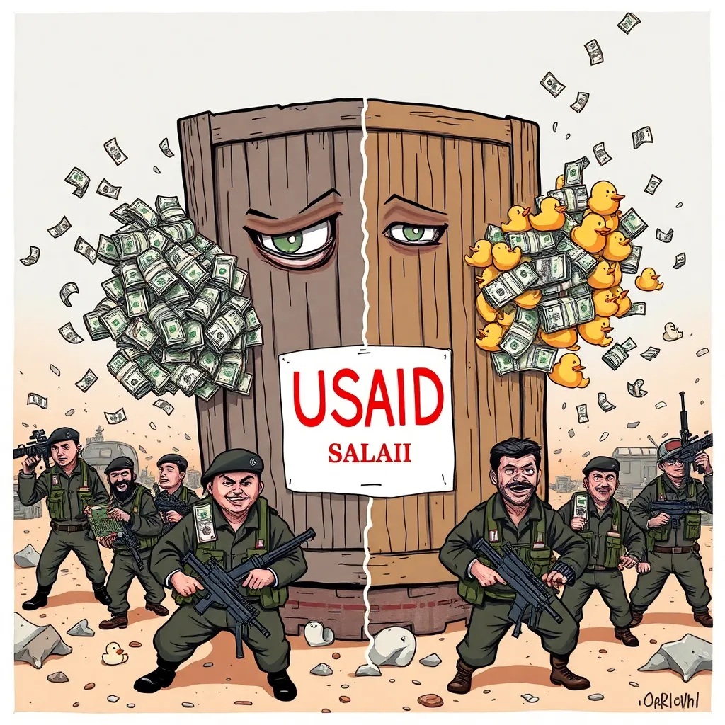 I Am a USAID Crate and I'm Pretty Sure I'm Funding Both Sides of Every Conflict