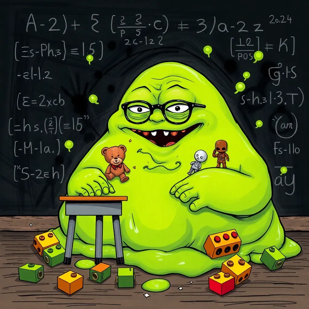 I Am the Green Slime and Your Childhood Was a Messy, Existential Crisis