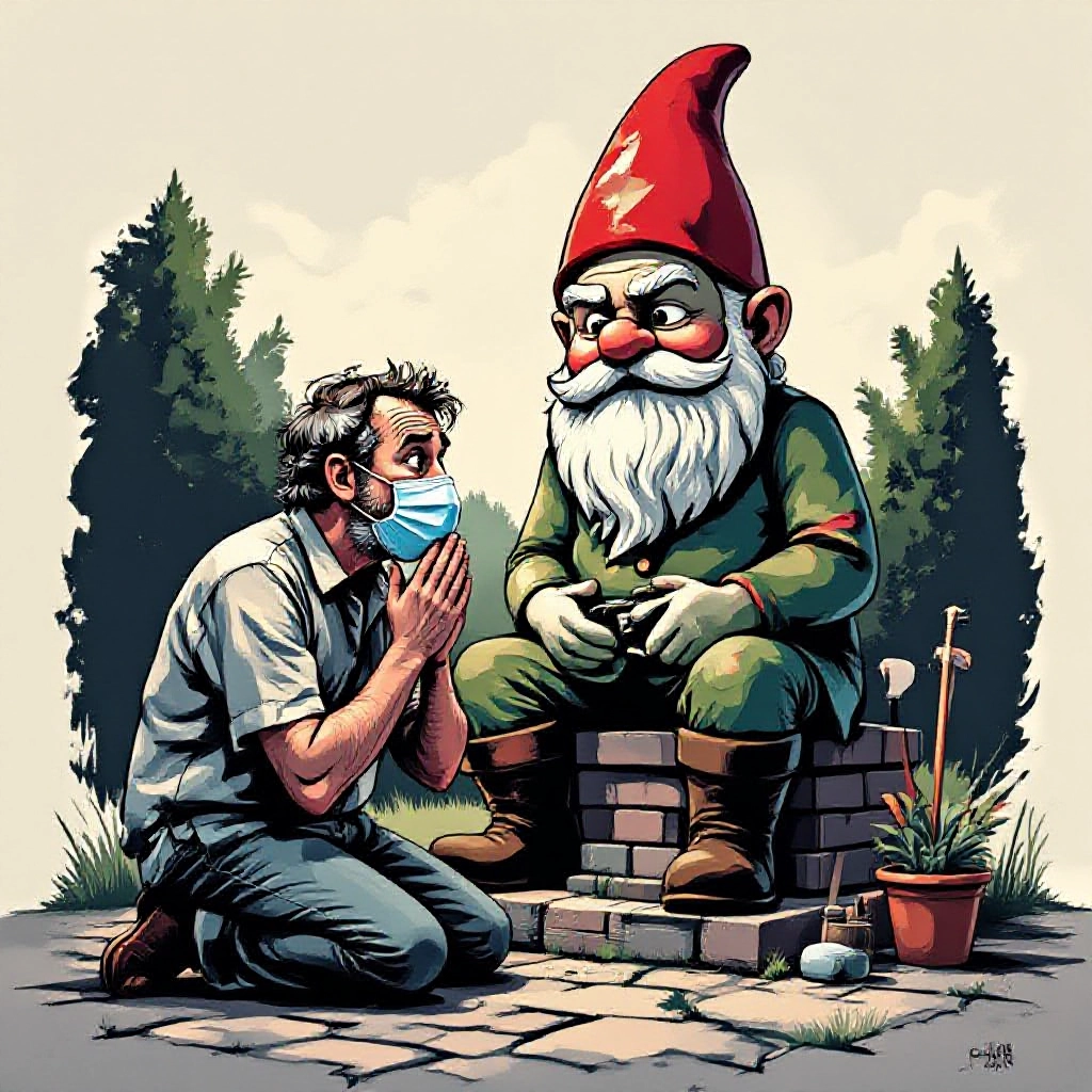 An Open Letter to the Ponderous Garden Gnome Guarding 17th Street