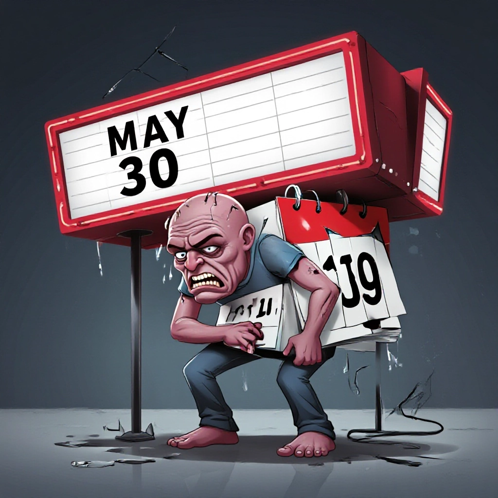 I Am May 30th and I'm Overbooked, Underappreciated, and Frankly, Exhausted