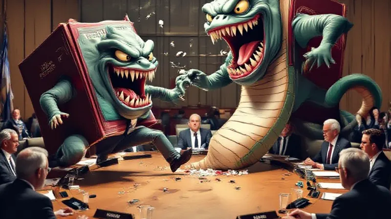 UN Security Council Debates Urgent 'Daggermouth/python' Book Distribution Logistics