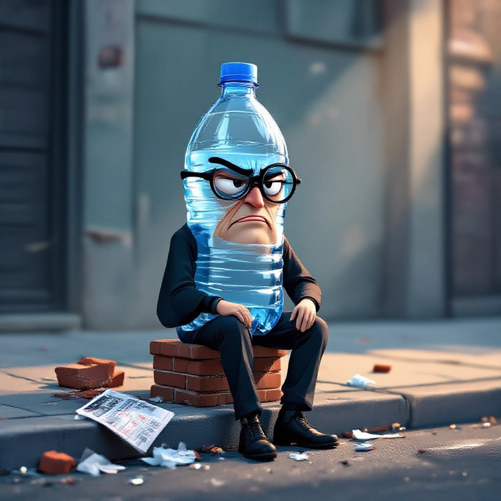 I Am a Discarded Water Bottle and I Judge Every Single One of You