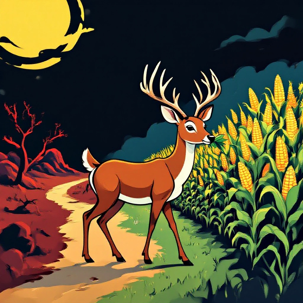 New Study Reveals Deer Prefer Paths Not Ending in Death or Starvation.
