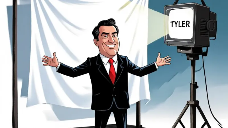 Tyler Declares Major Victory Over Widespread Entertainment Famine, Offers Citizens Chance to Stare at Big Sheet for Free