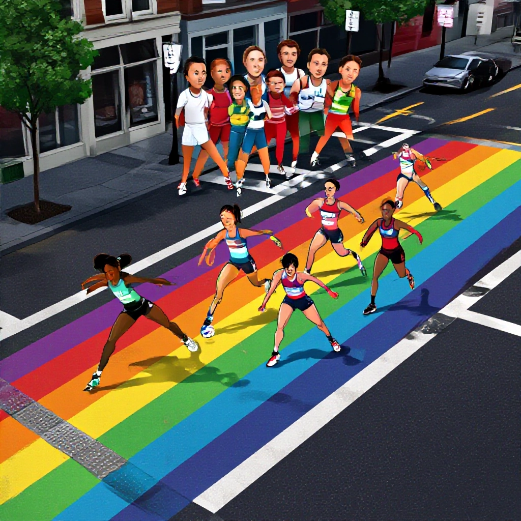 Portland Solidifies "Global Women's Sports Epicenter" Status by Painting a Crosswalk