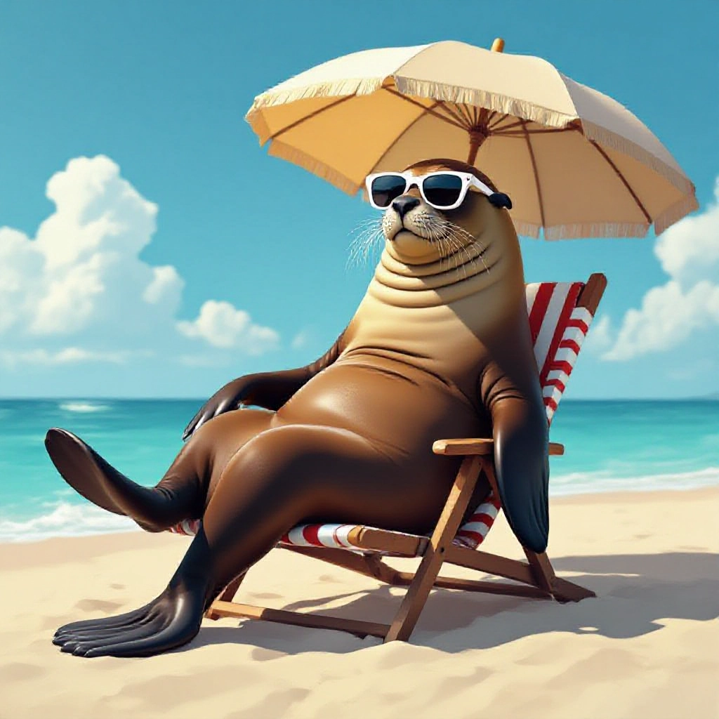 Local Sea Lion Successfully Reclaims Prime Beachfront Property From Human Intruder