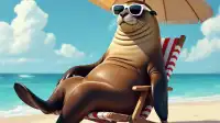 Local Sea Lion Successfully Reclaims Prime Beachfront Property From Human Intruder