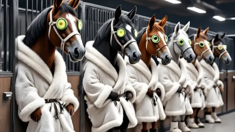 Iowa Animal Rescue Raids 'Homeless' Horse Encampment, Relocates Equine to Unsolicited Luxury