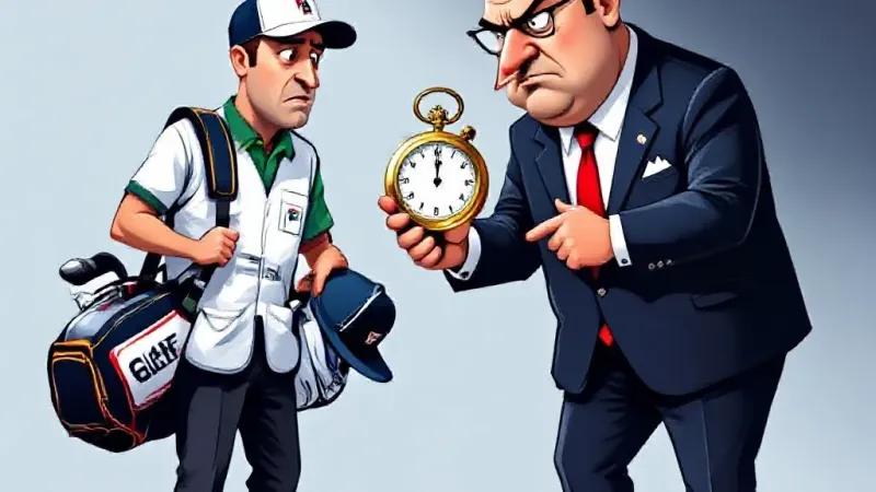 PGA Caddie's Career 'Ended' for Tardiness, Swiftly Replaced by Same Human in Different Hat