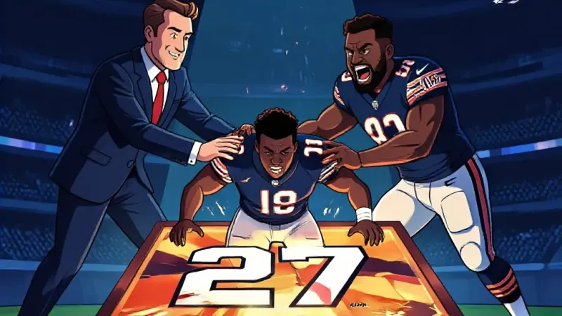EA Sports, Bears Collude to Ritualistically Immolate Caleb Williams for Madden 27 Cover