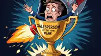 Corporate 'Salesperson of the Year' Achievement Unlocked, Immediately Triggered Escape Pod