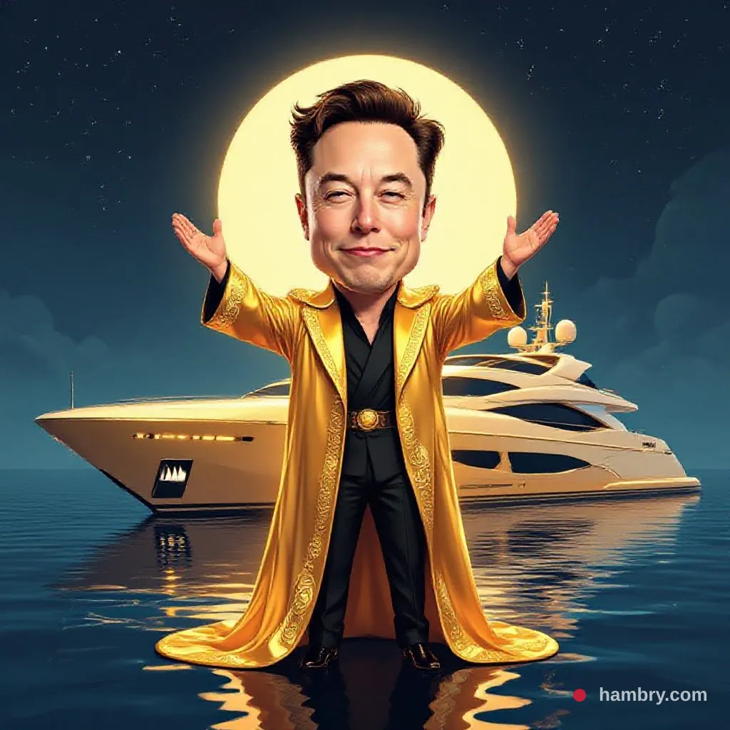 Musk Becomes Trillionaire, Promises to Solve Earth's Problems From Orbital Mega-Yacht