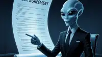 First Contact Confirms Aliens Are Here to Monetize Your Personal Data.