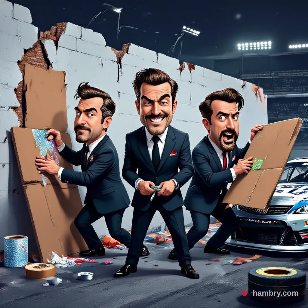 NASCAR Rapidly Repairs Wall, Ensures Seamless Transition to Next Crash
