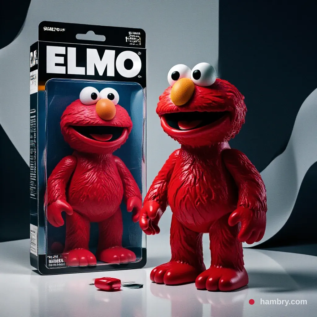 Elmo, Finally Unable to Feel Joy, Joins Retro Action Figure Line