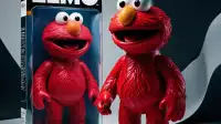 Elmo, Finally Unable to Feel Joy, Joins Retro Action Figure Line