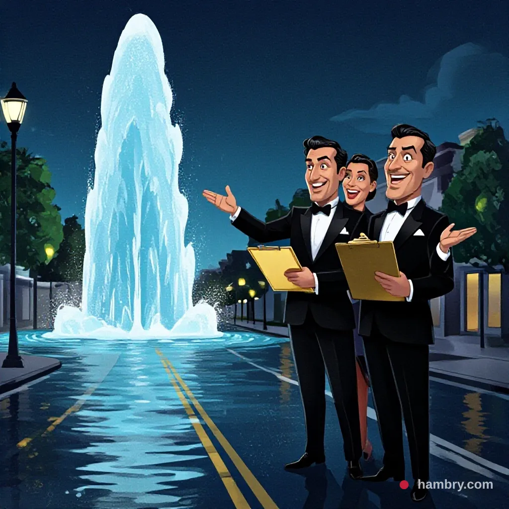 West Hollywood Declares Massive Water Main Break an 'Immersive Street-Level Hydro-Experience'