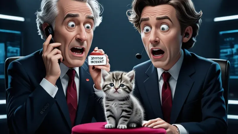Local News Obsessed with Critical Kitten Arrival