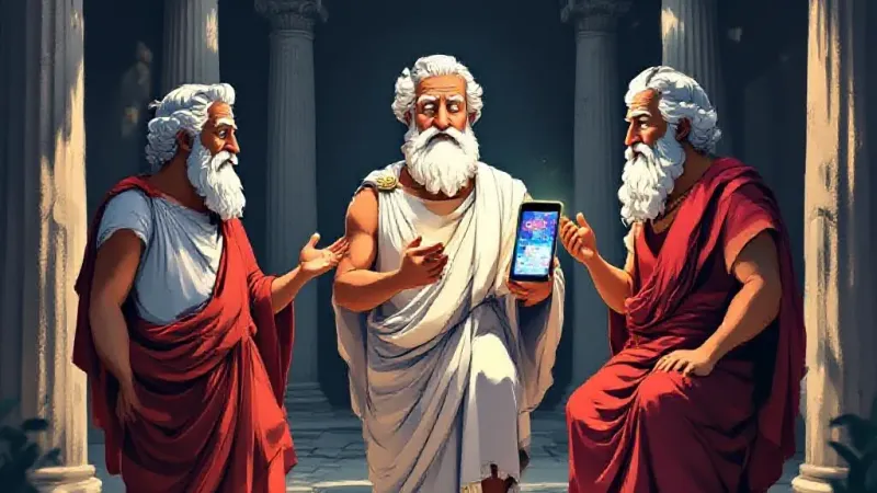 Tiktok Truth: Greek Thinkers Say It Beats Newspapers Now
