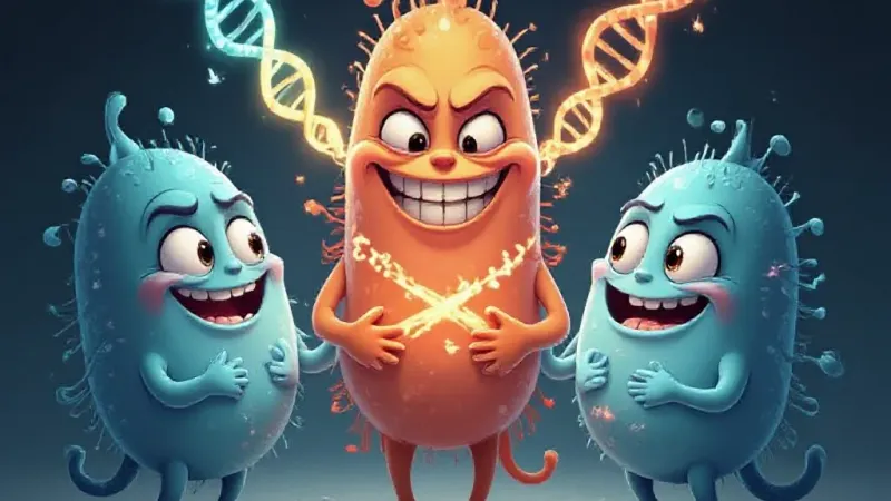 Single-Celled Organisms Succeed with Unusual Three-Way