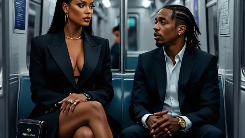 Rihanna Demands A$ap Rocky's Fenty Subway Pitch