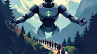Path-Finding Algorithm Now Guides Hikers Directly to Nearest Starbucks